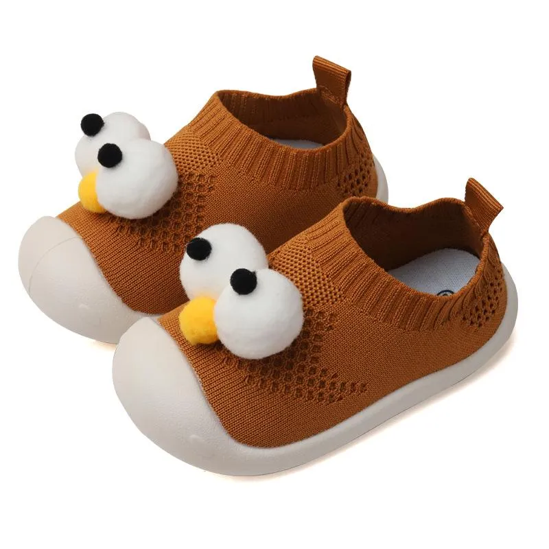 0-4Y Baby Big Eyes Non-slip Soft Shoes