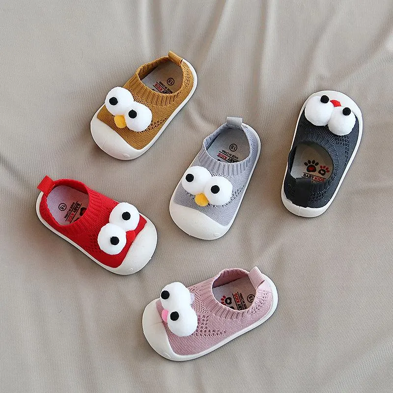 0-4Y Baby Big Eyes Non-slip Soft Shoes