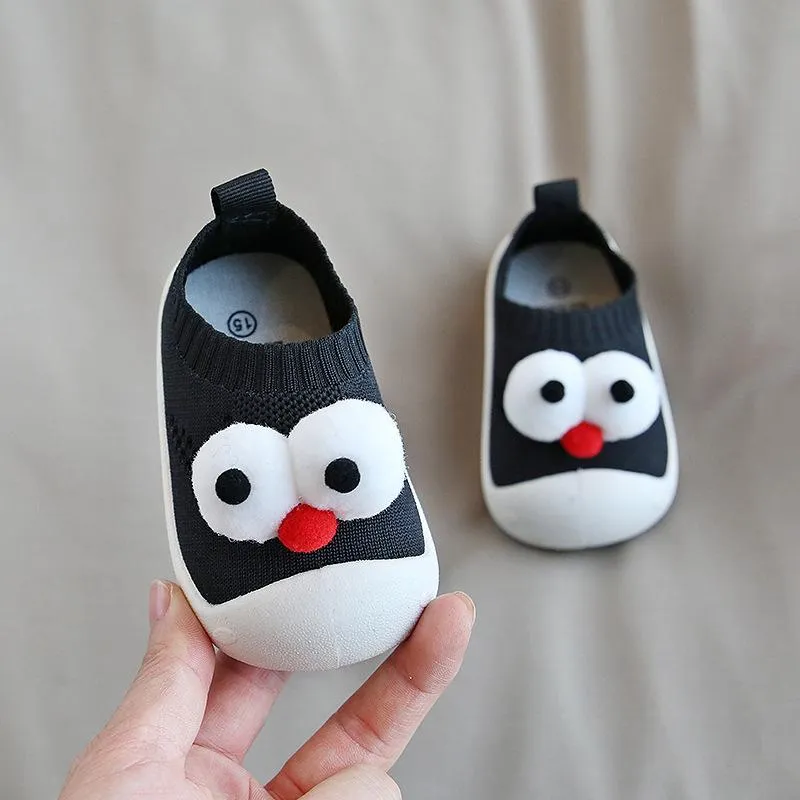 0-4Y Baby Big Eyes Non-slip Soft Shoes