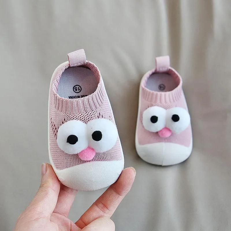 0-4Y Baby Big Eyes Non-slip Soft Shoes