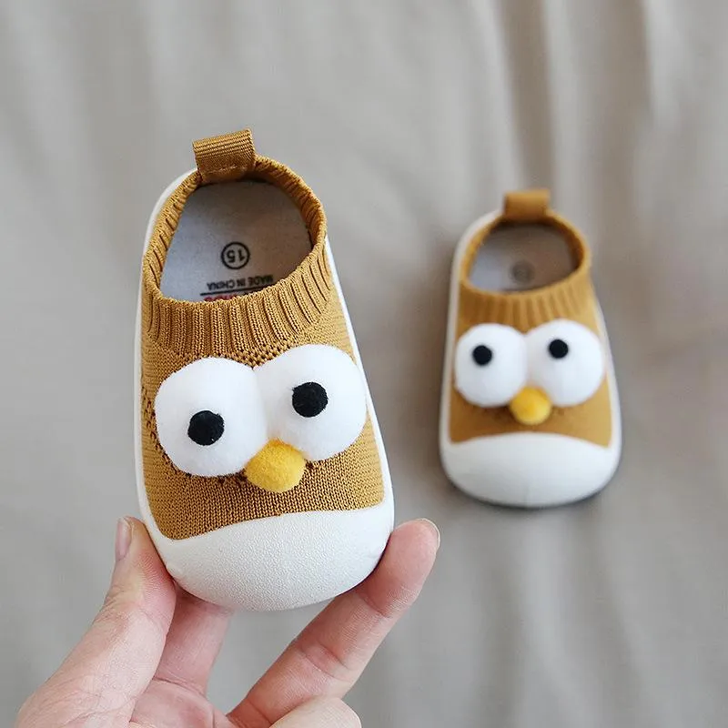 0-4Y Baby Big Eyes Non-slip Soft Shoes