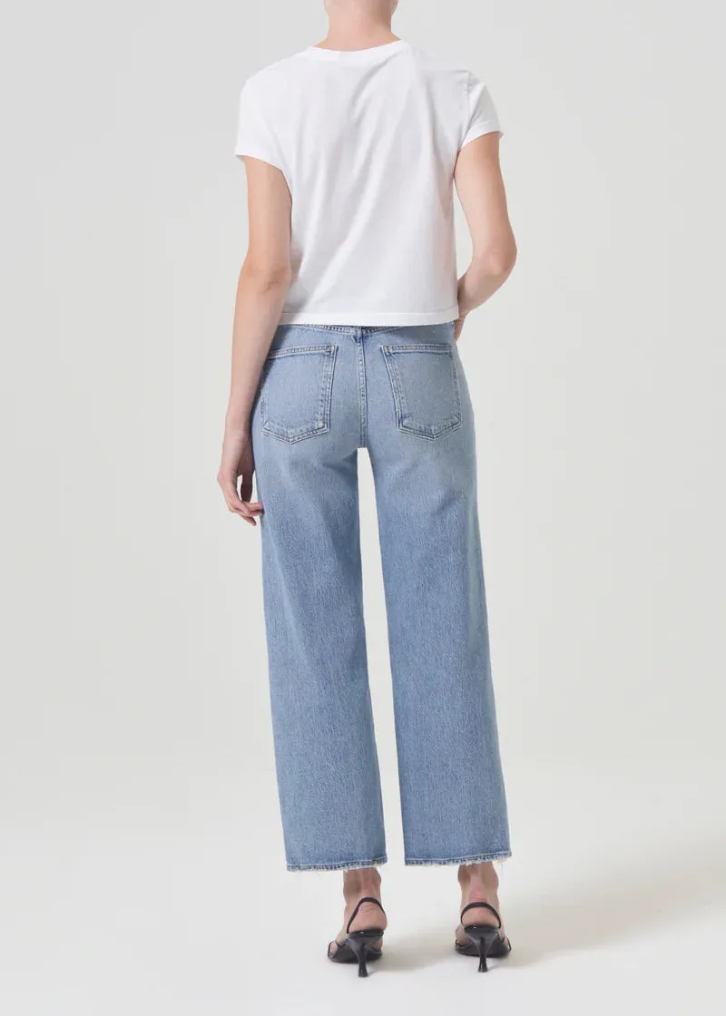 AGOLDE HARPER CROP JEAN IN HASSLE