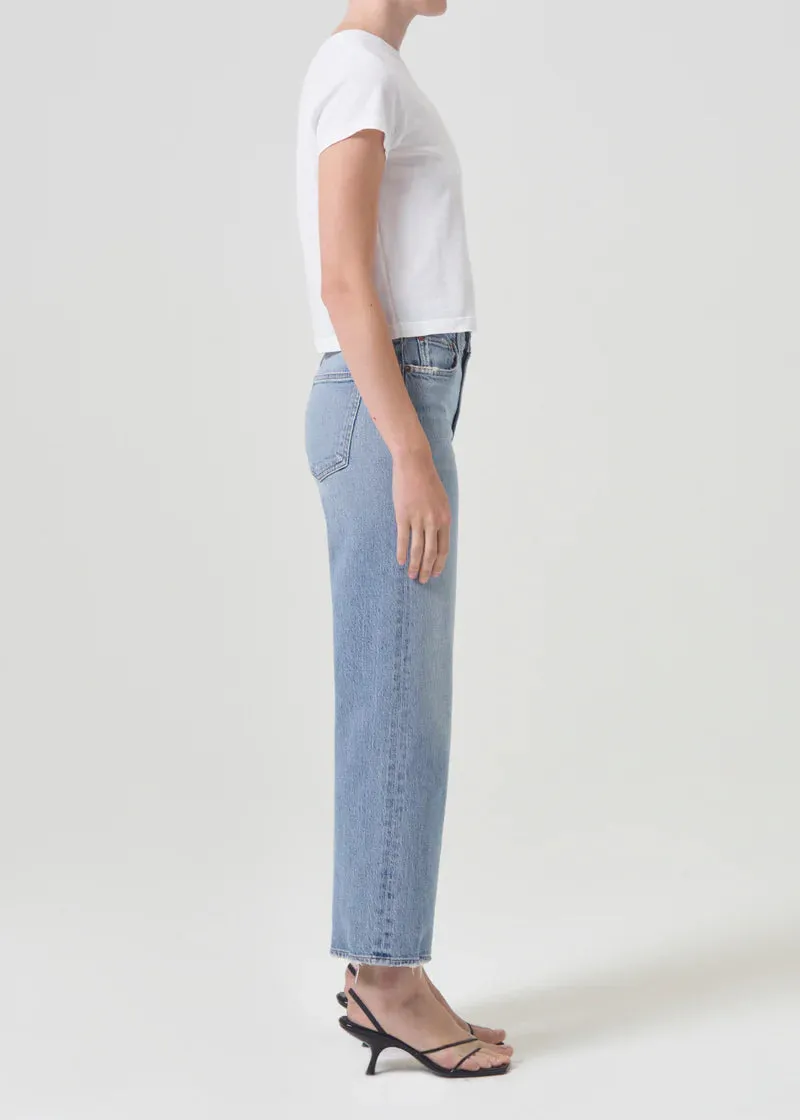 AGOLDE HARPER CROP JEAN IN HASSLE