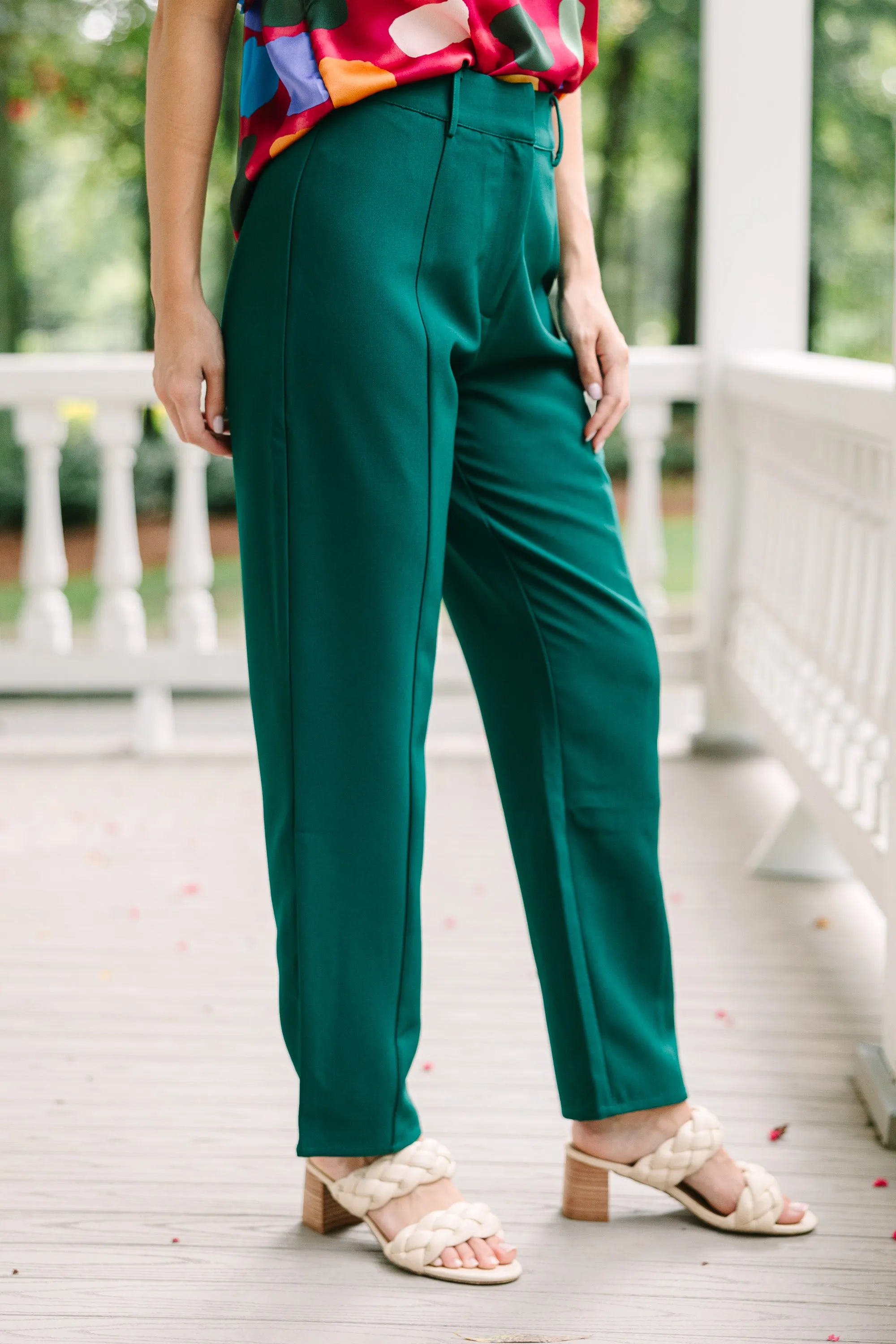 All Put Together Emerald Green Trousers