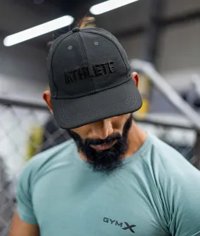 Athlete GymX Cotton Sports Head Caps: Carbon Grey (Adjustable Strap)