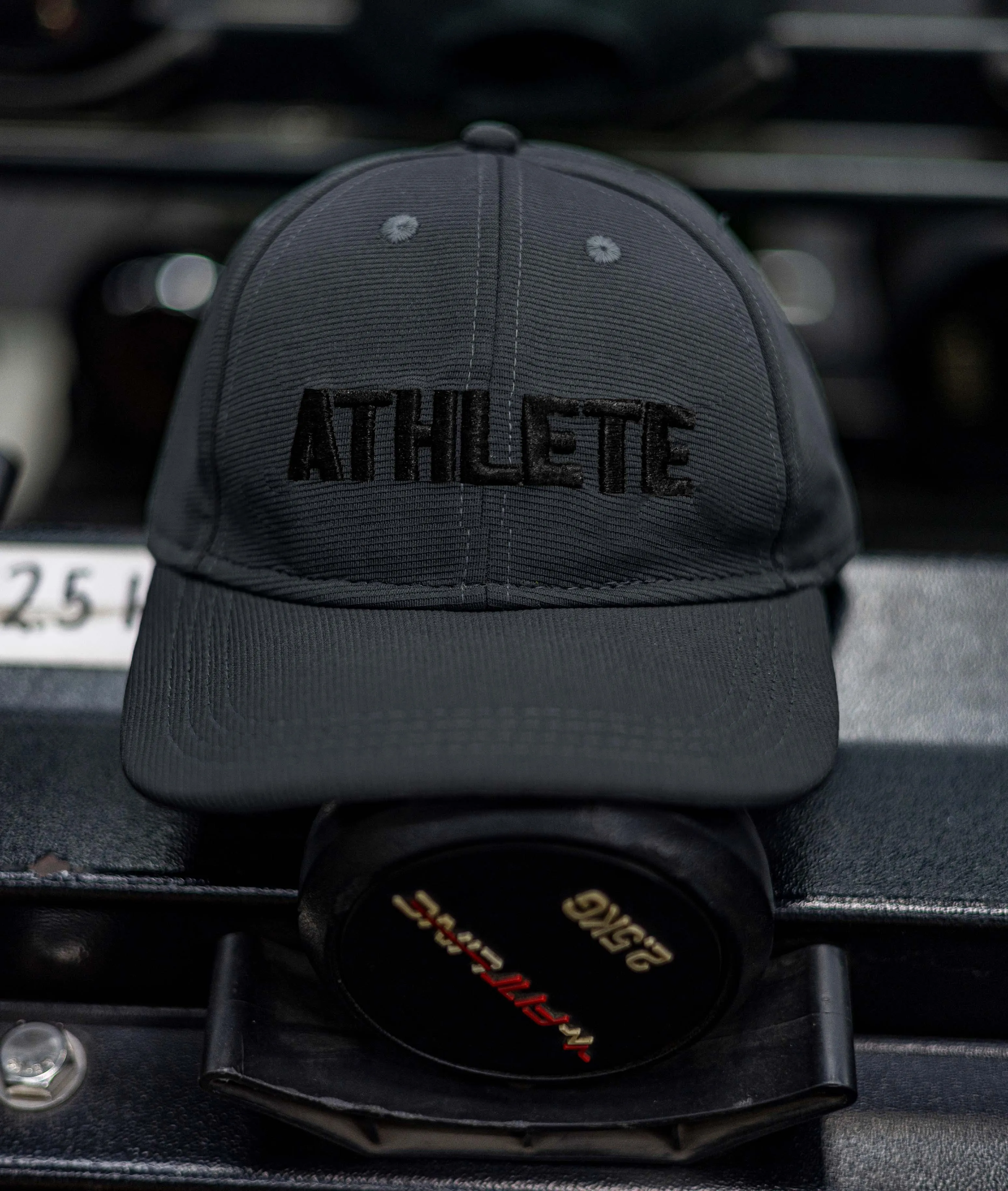 Athlete GymX Cotton Sports Head Caps: Carbon Grey (Adjustable Strap)