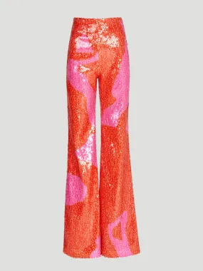 Avellino Sequin Straight Leg Pant