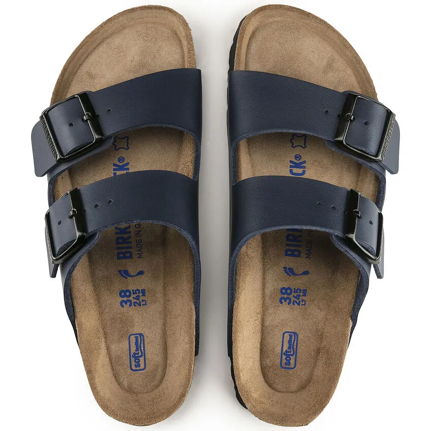 'Birkenstock' Women's Arizona Birko-Flor Sandal - Blue