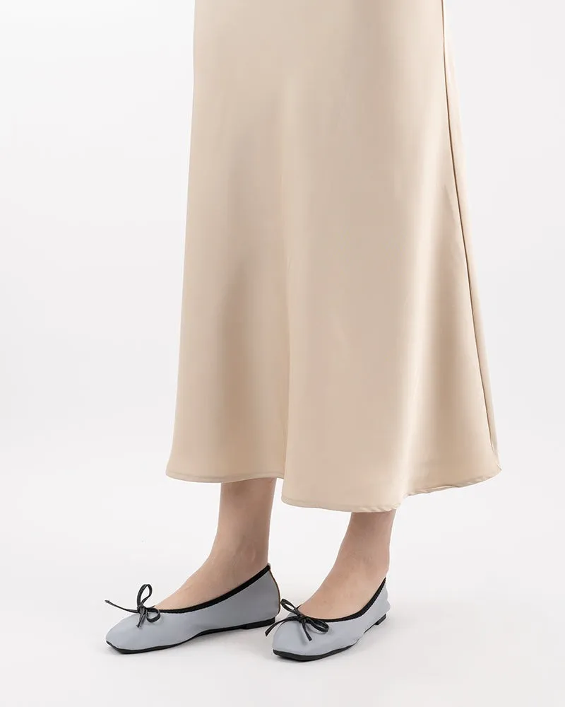 Bow Square Toe Soft Sole Flats