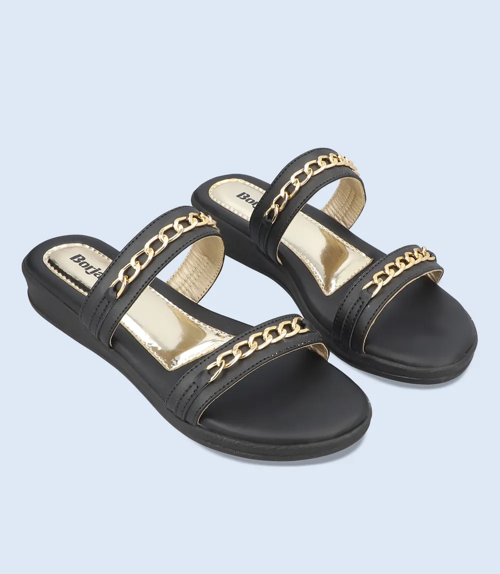 BW9202-BLACK-Women Slipper