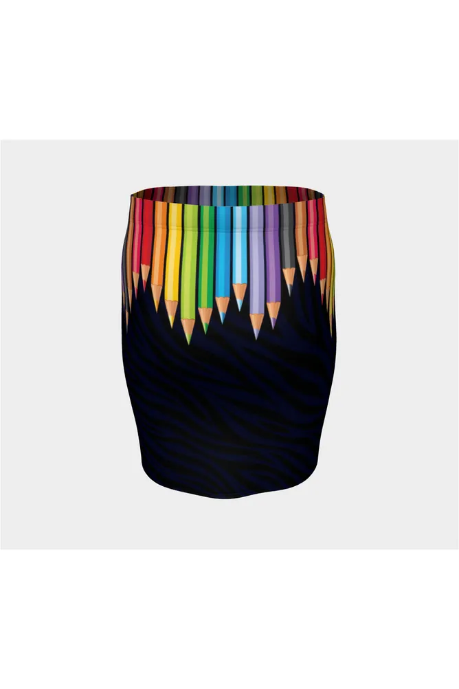 Color Pencil Art Athletic Top