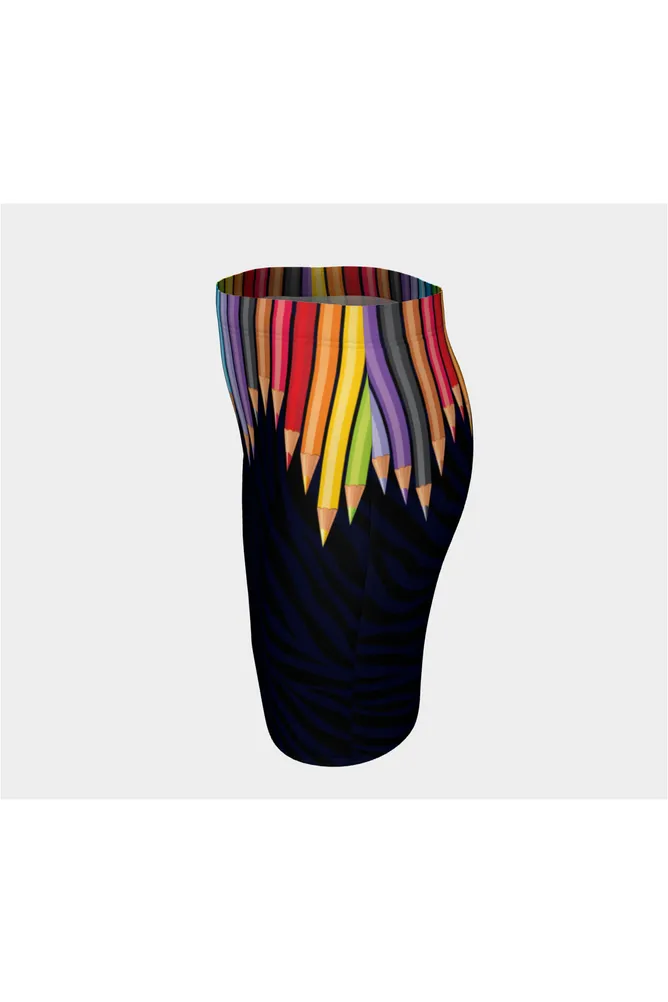 Color Pencil Art Athletic Top