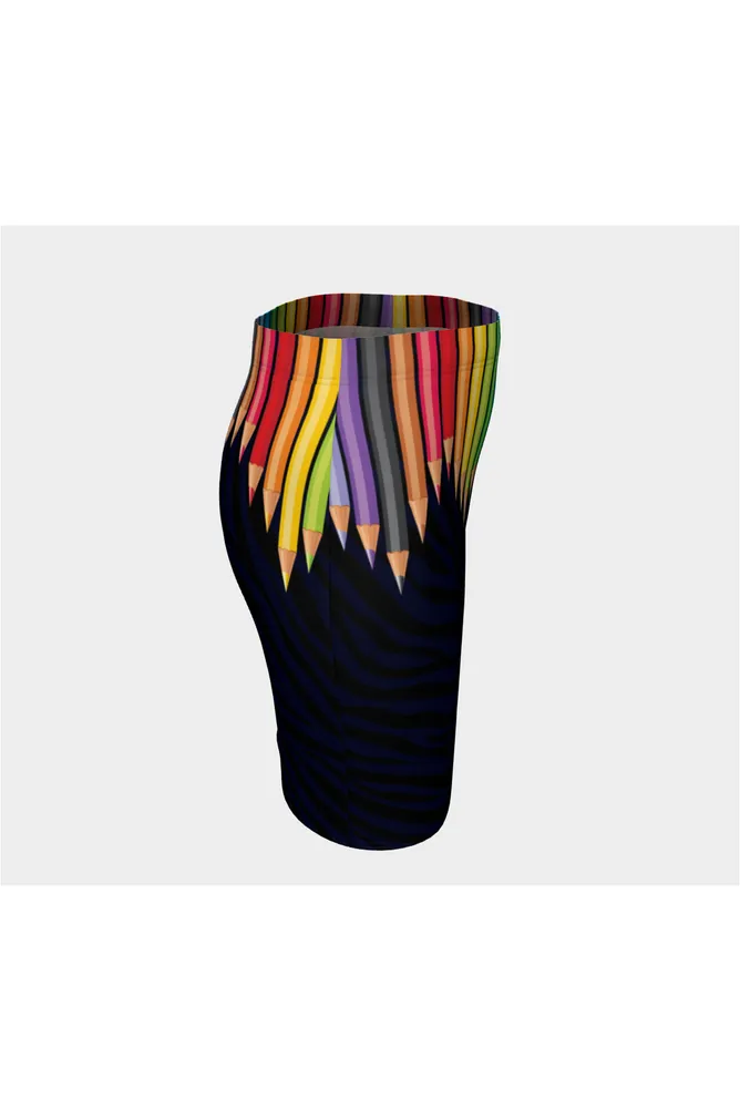 Color Pencil Art Athletic Top