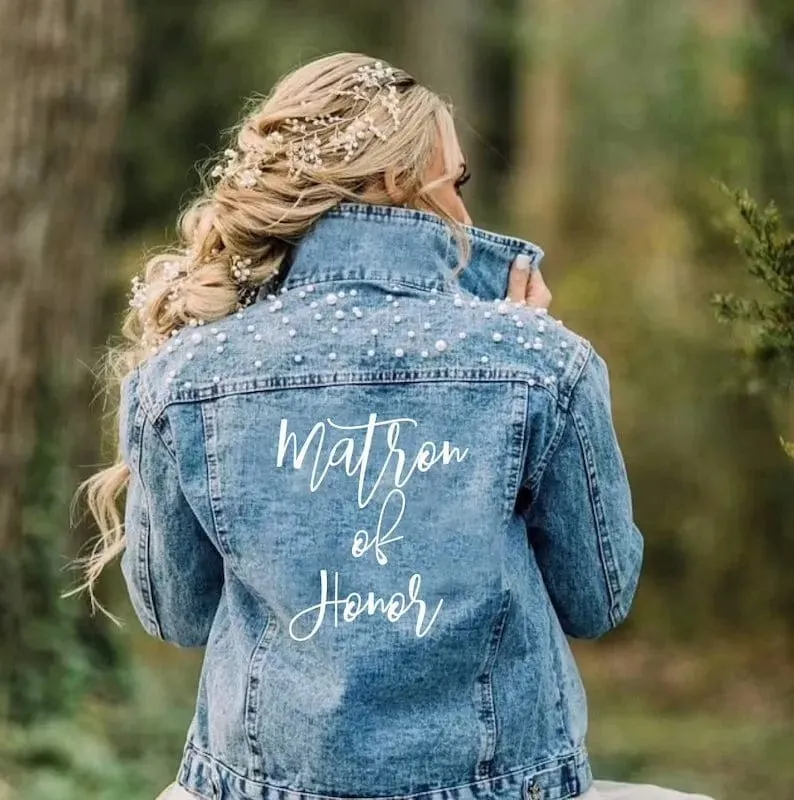 Custom Denim, Personalization Jacket for Women