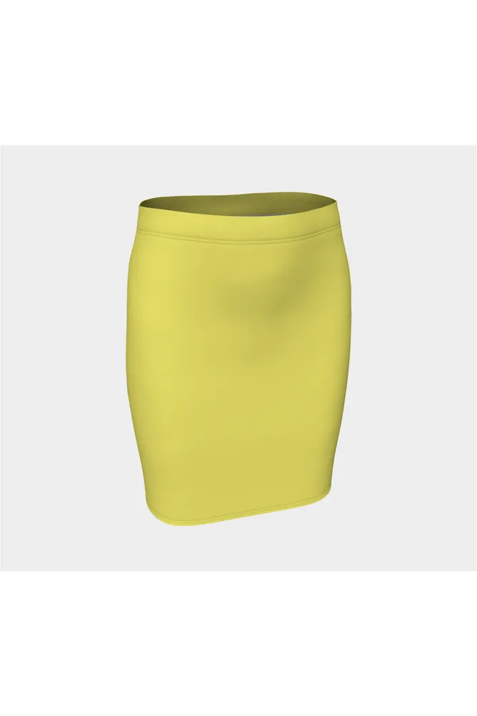 Cute Yellow Fitted Skirt