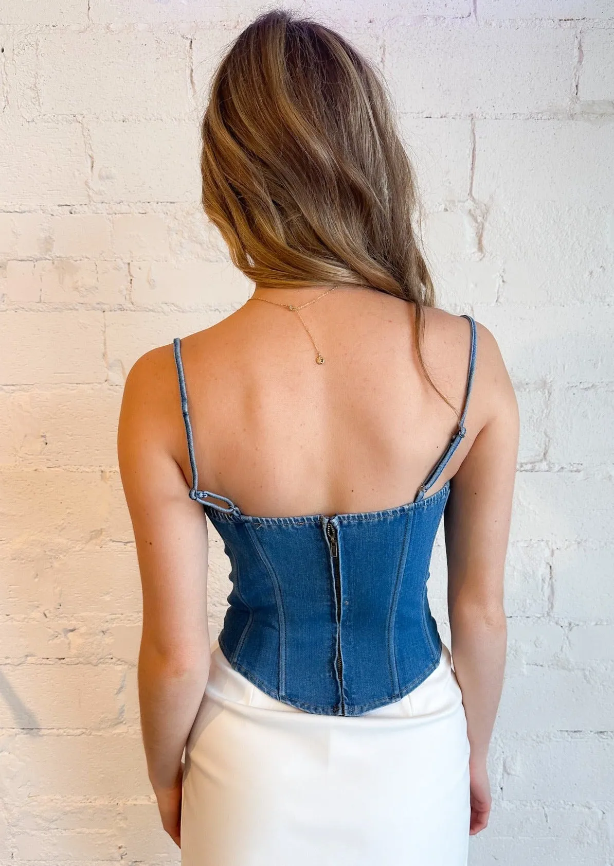 Darby Denim Top