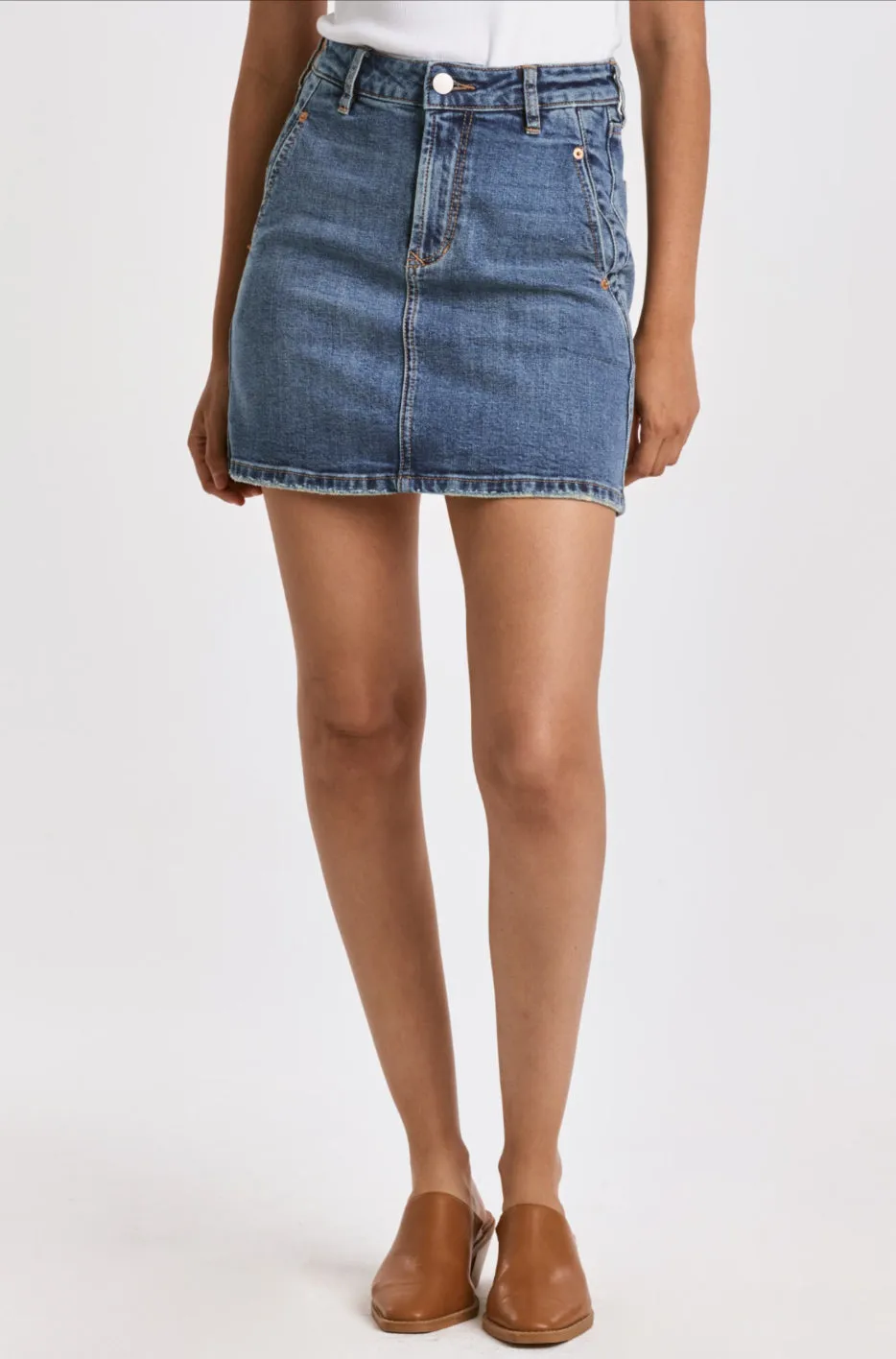 Dear John Quinn Denim Skirt