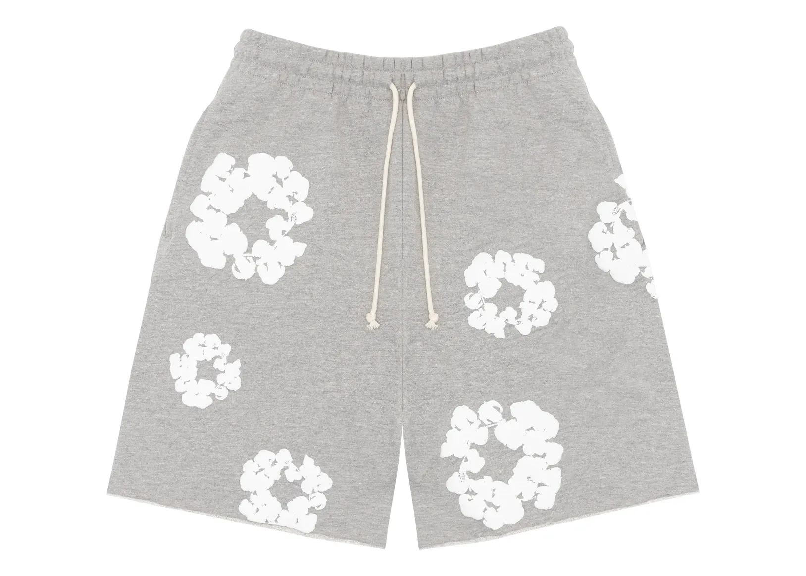 DENIM TEARS THE COTTON WREATH SHORTS GREY