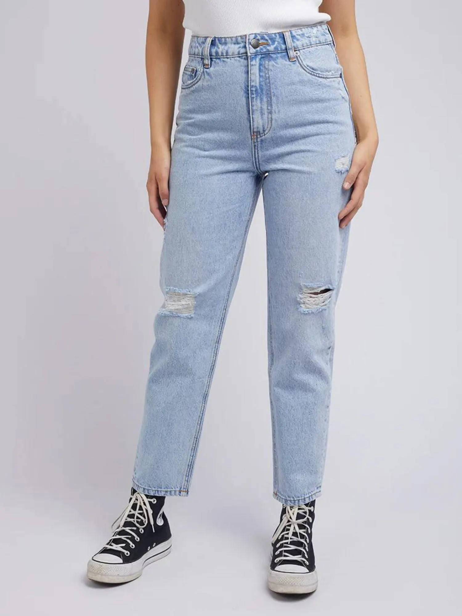 Ellen Mom Jean | Light Blue