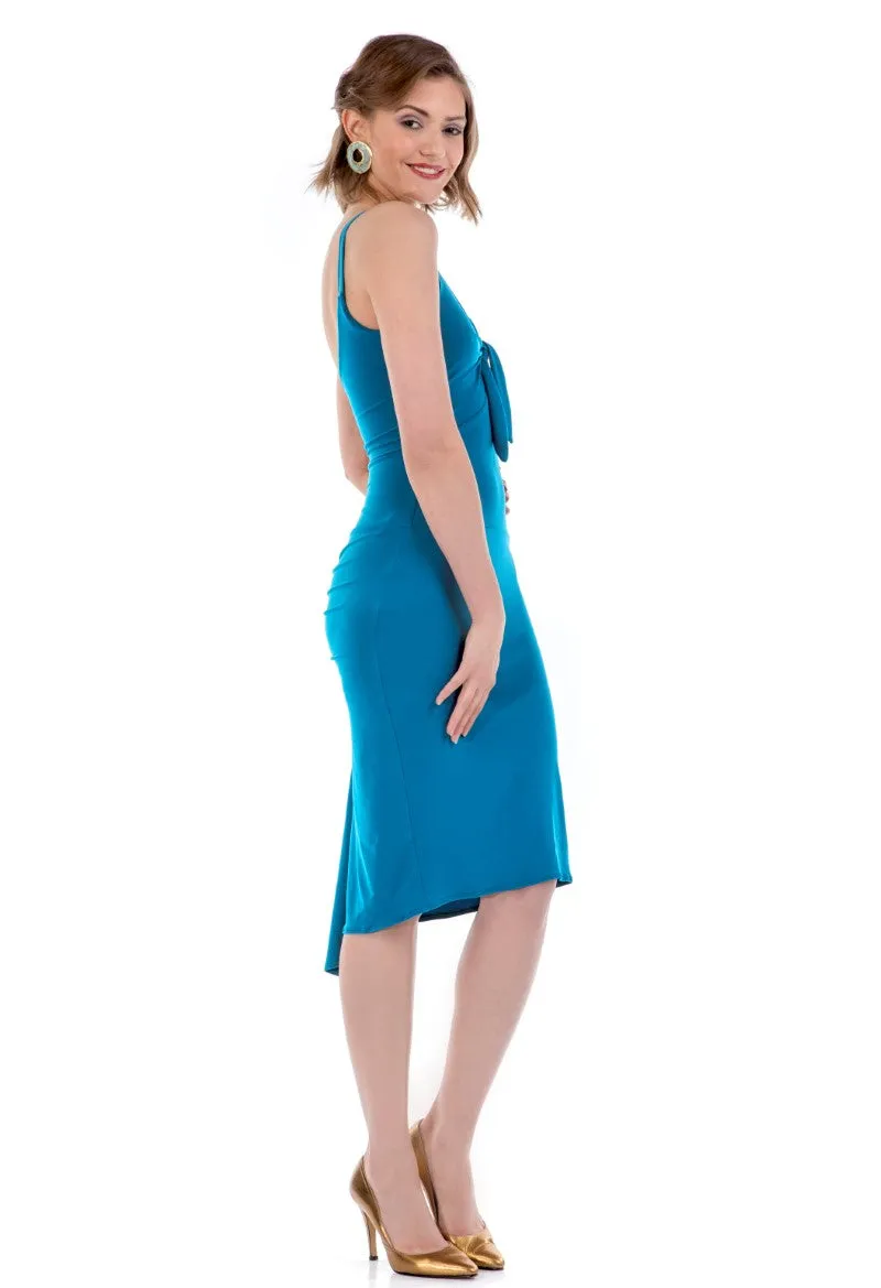 Fishtail Tango Dress With Front Knot