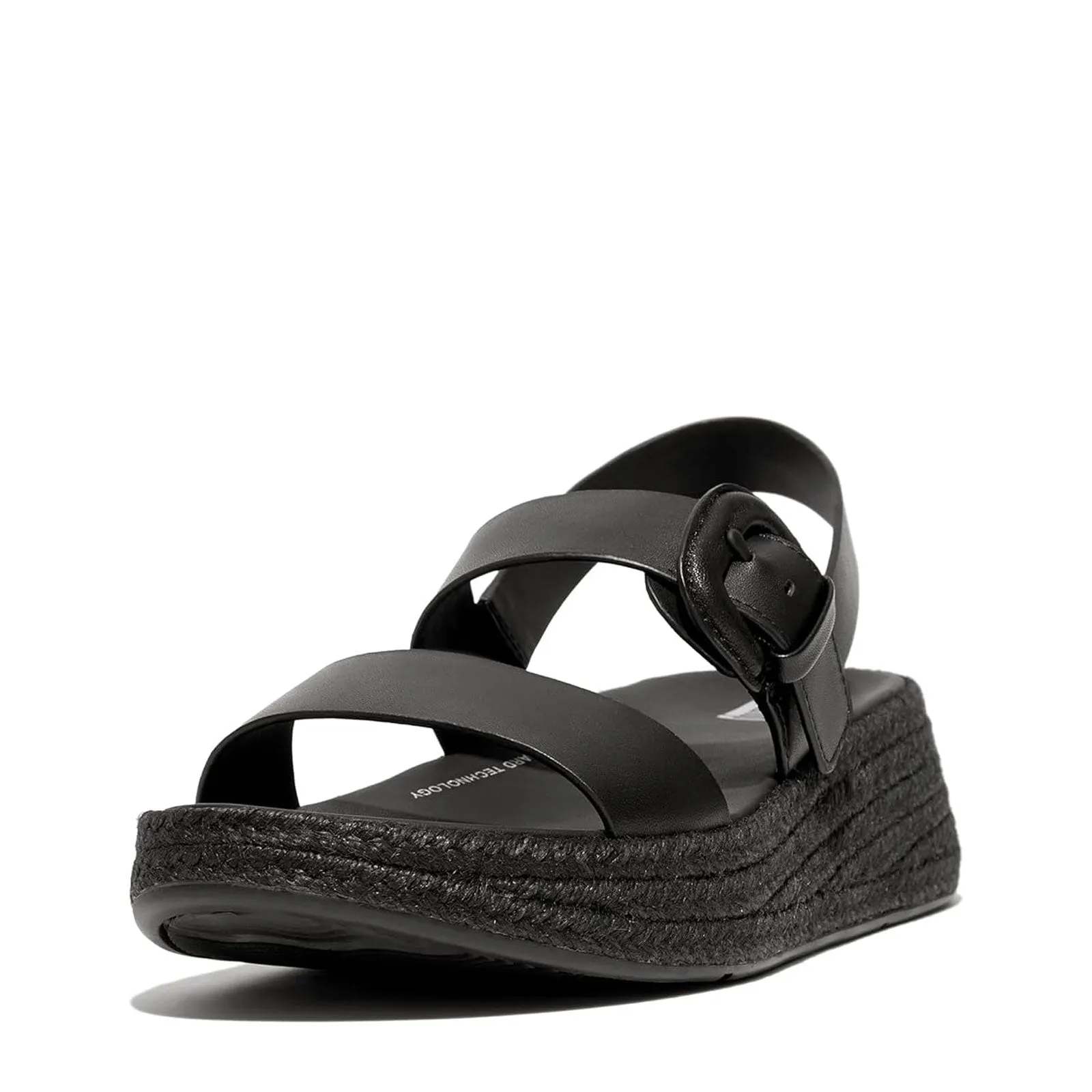 FitFlop F-Mode Espadrille HP6-001 (Black)