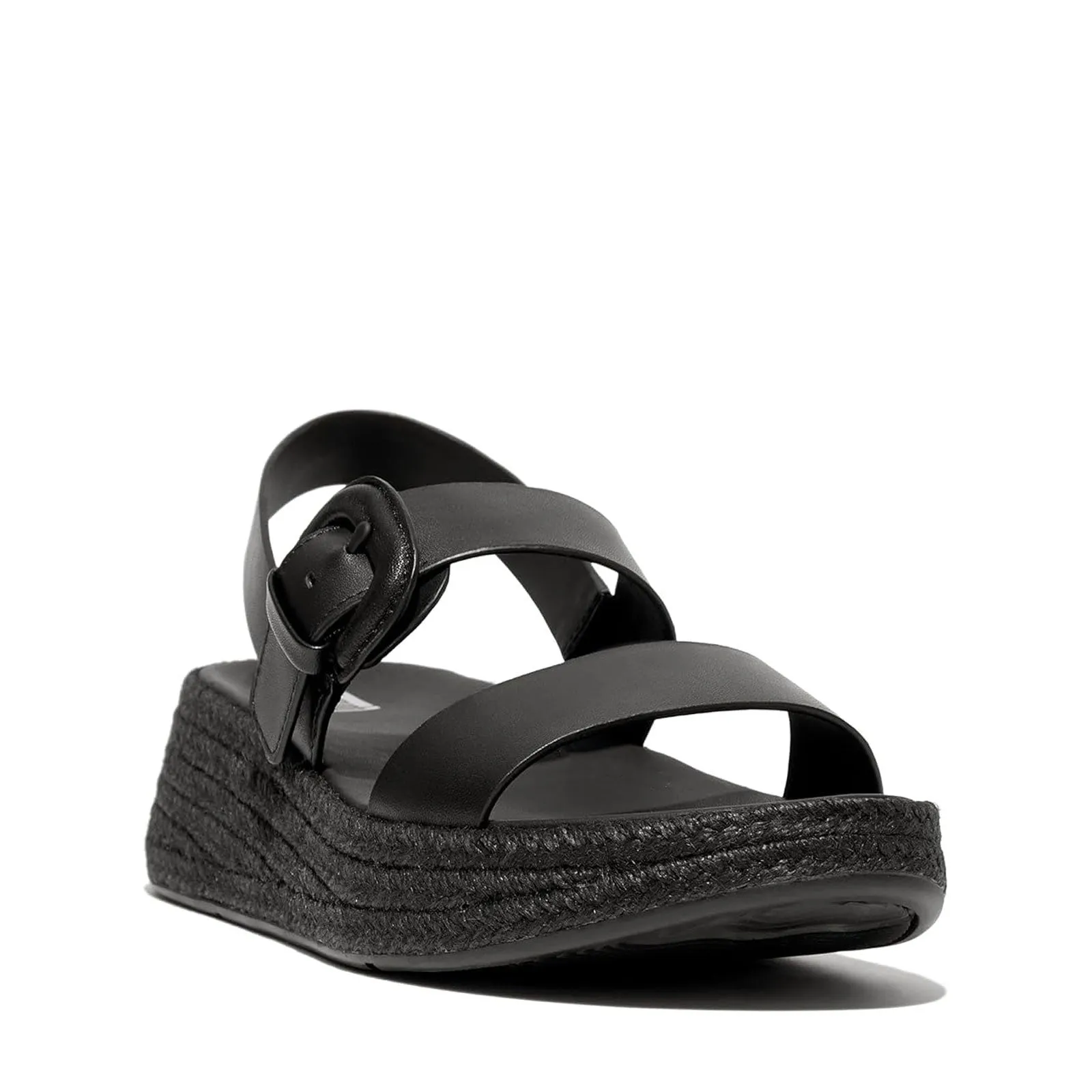 FitFlop F-Mode Espadrille HP6-001 (Black)