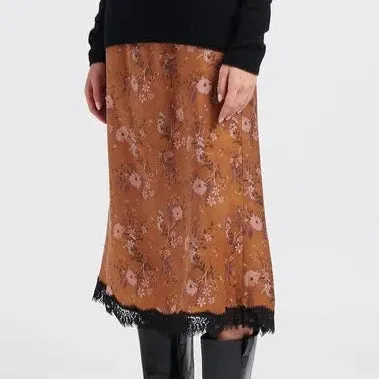 Flora Skirt (Borwn)