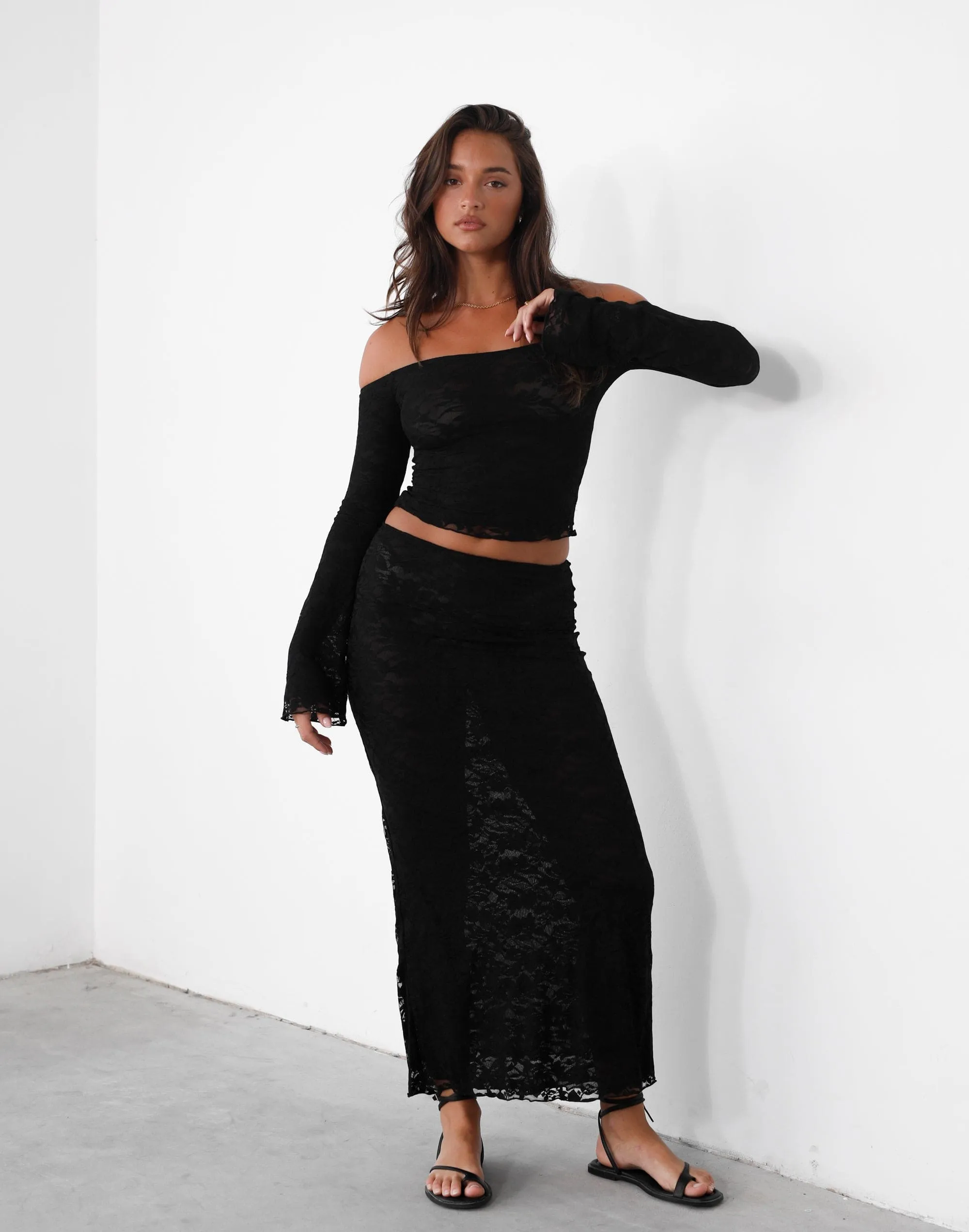 Florence Maxi Skirt (Black)