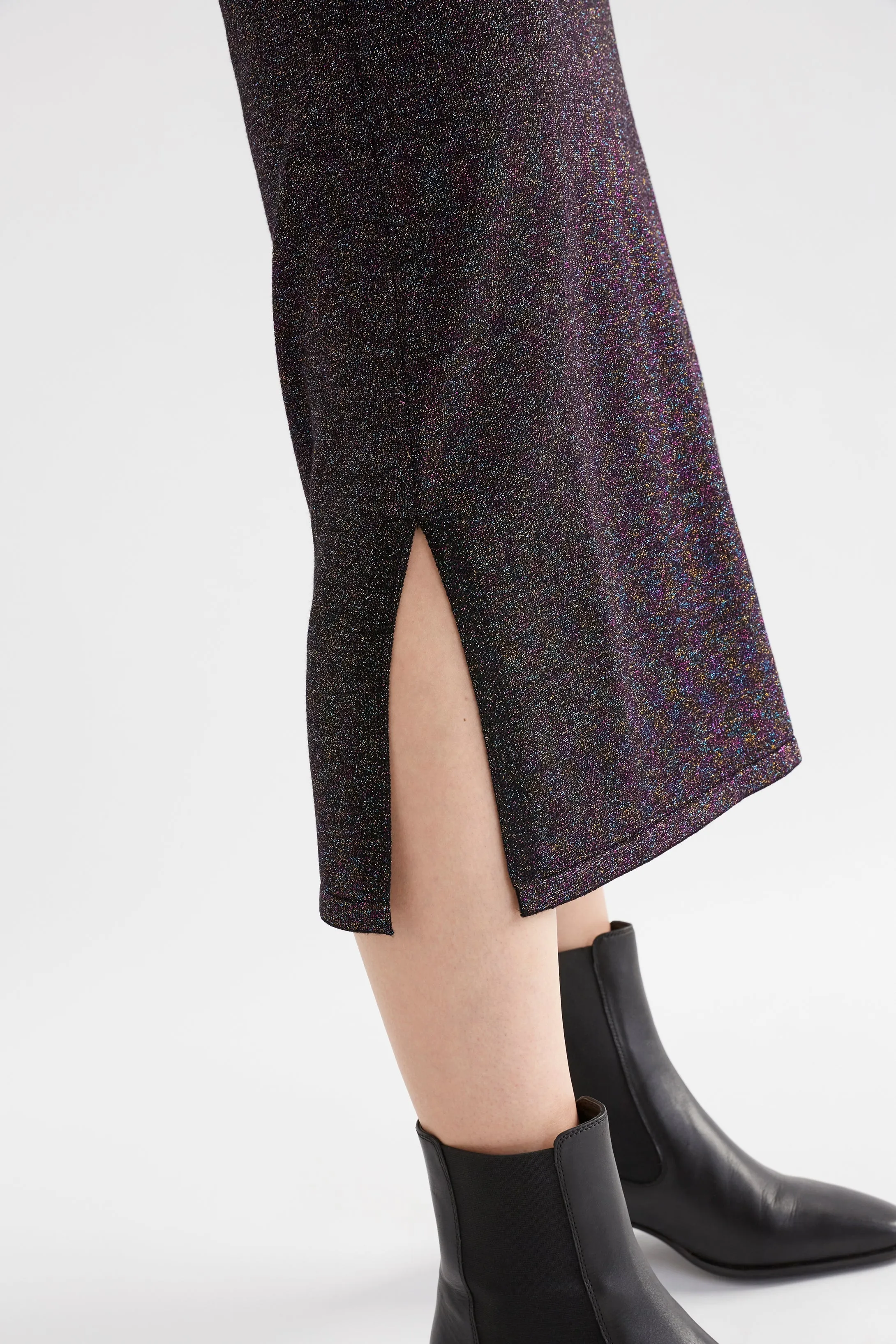 Galaxy Metallic Knit Skirt