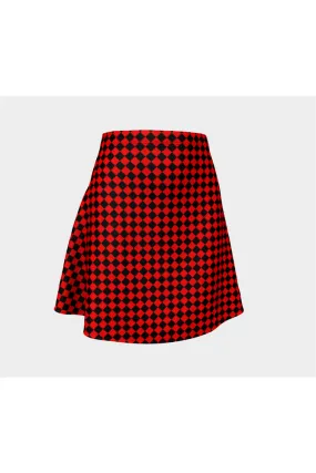 Harlequin Love Flare Skirt