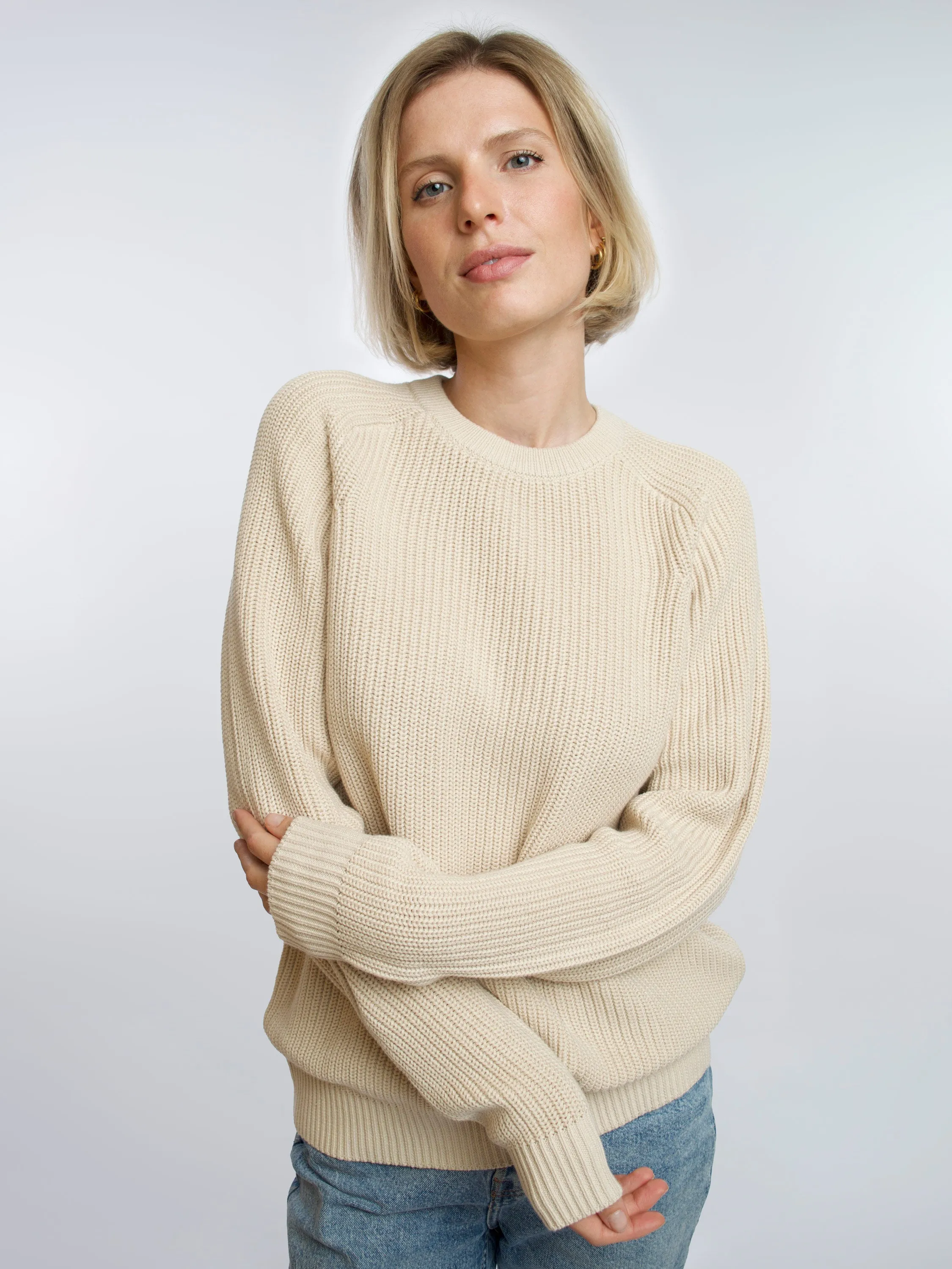 Heavy knit jumper