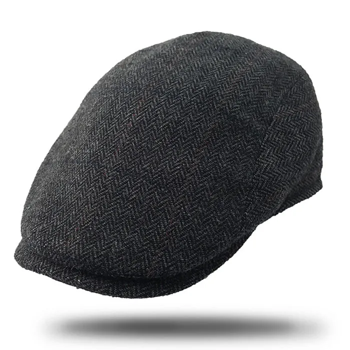 Herringbone Flat Cap-IT202