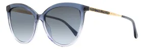 Jimmy Choo Women's Cat Eye Sunglasses Belinda JQ4GB Blue-Lilac 56mm