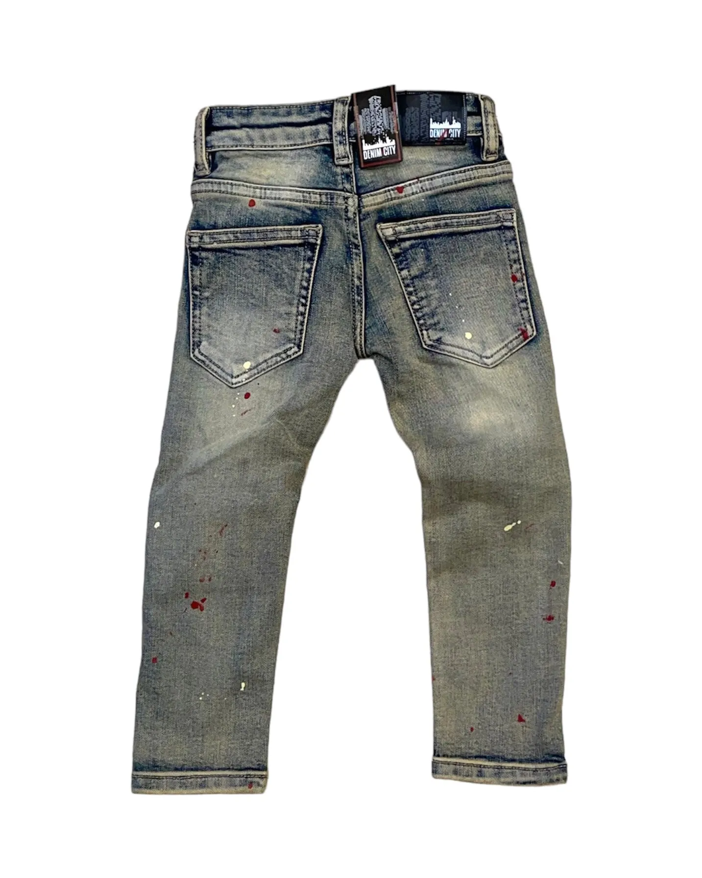 Kid’s Rip & Repair Snake Stitch Denim