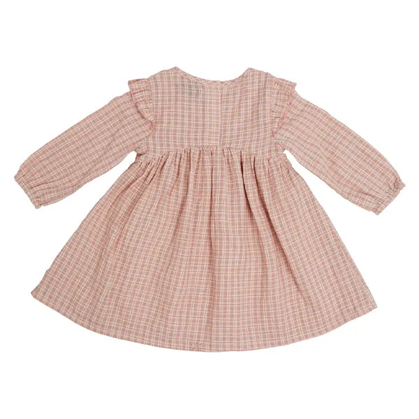 Lily Dress - Pink Check