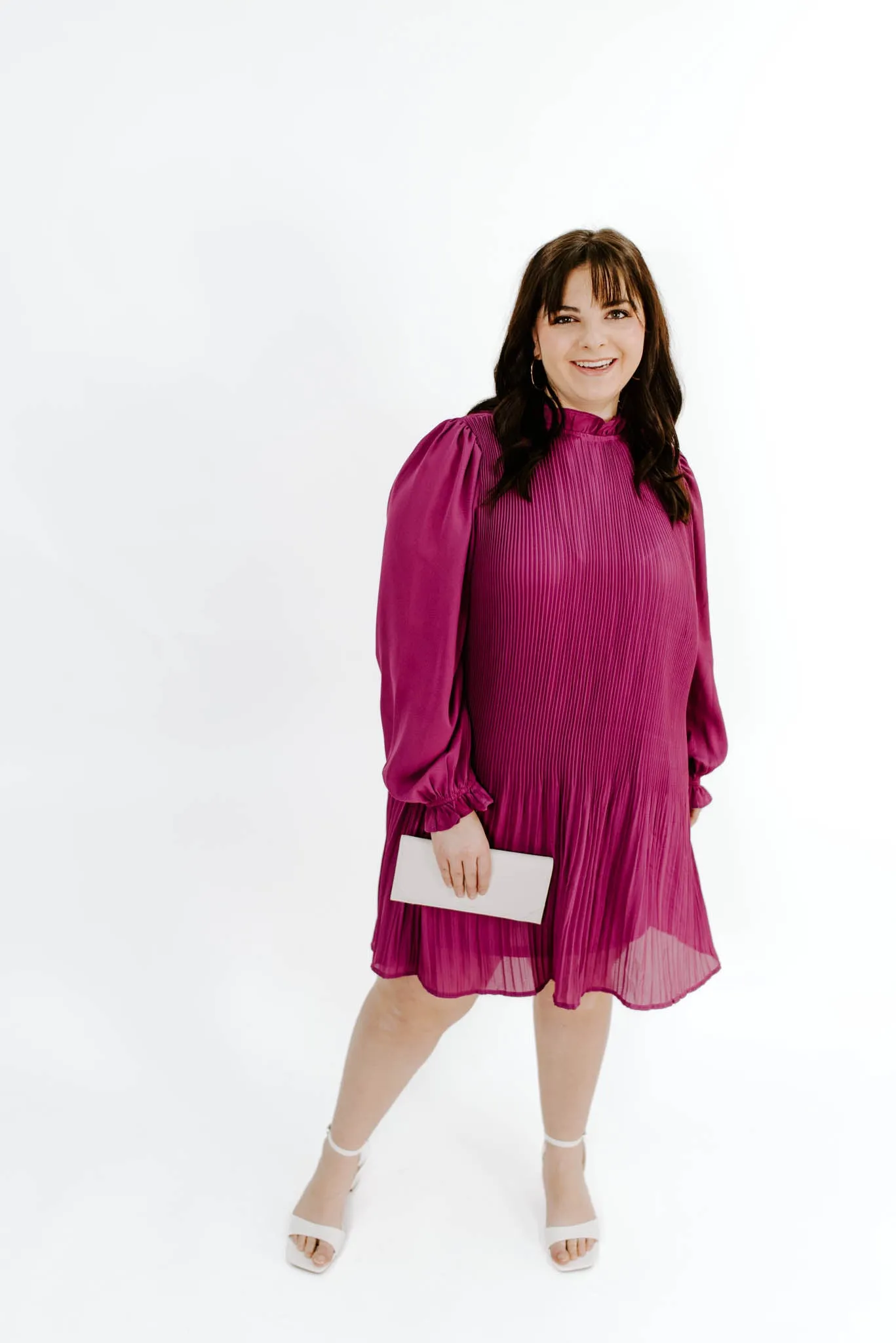 Living The Life Pleated Mini Dress