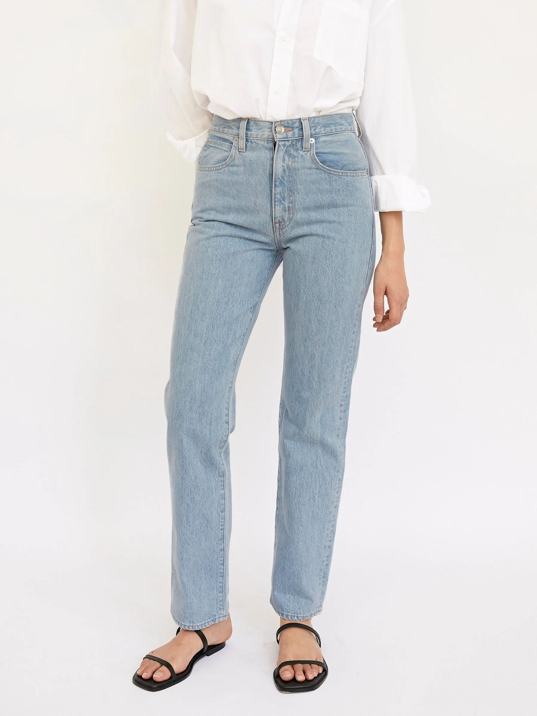 London High Rise Straight Leg Jean