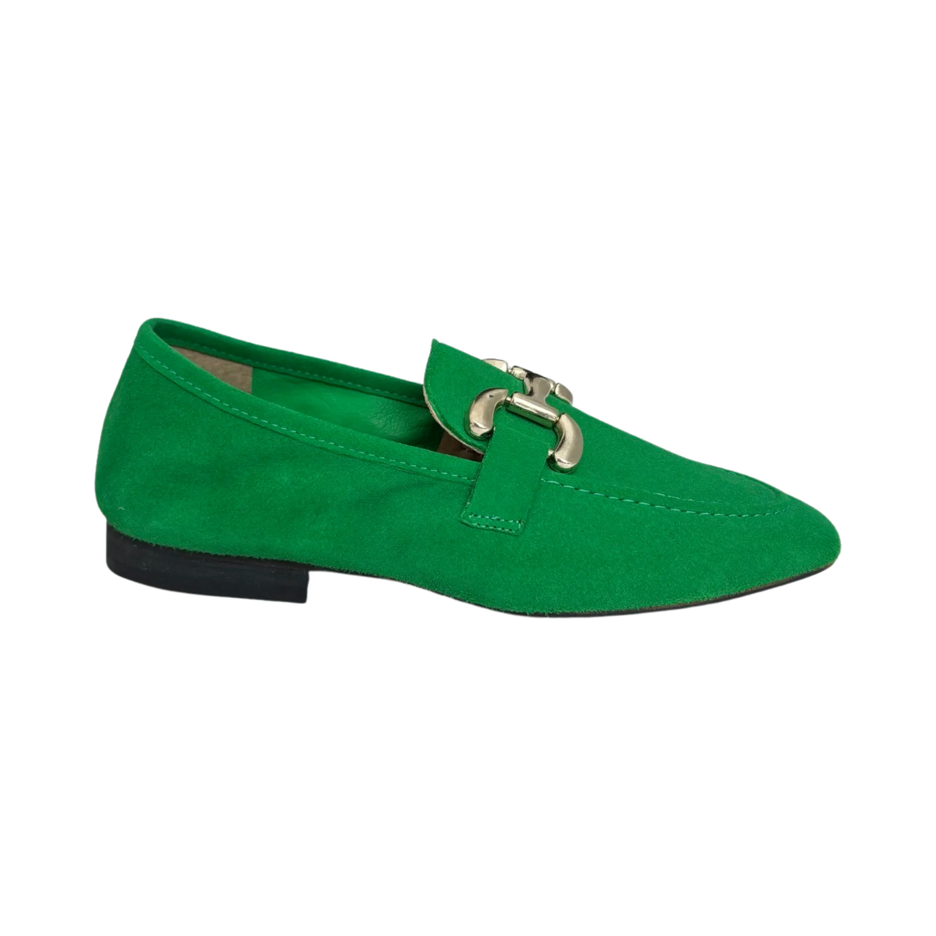 Macie Irish Green Suede Loafer