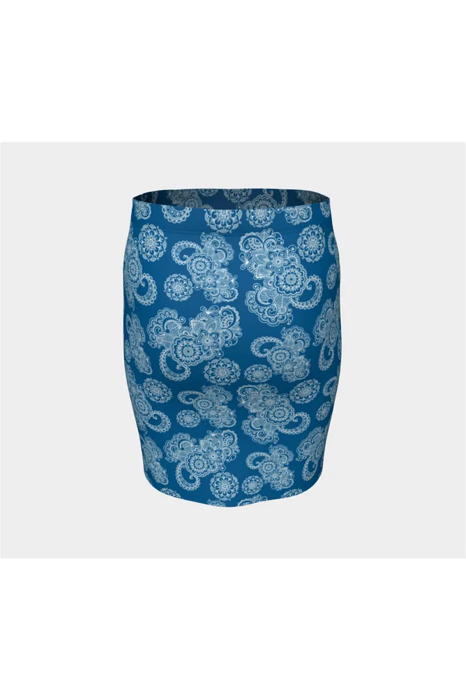 Paisley Palace Fitted Skirt