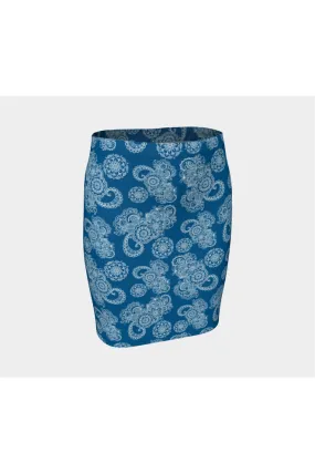 Paisley Palace Fitted Skirt