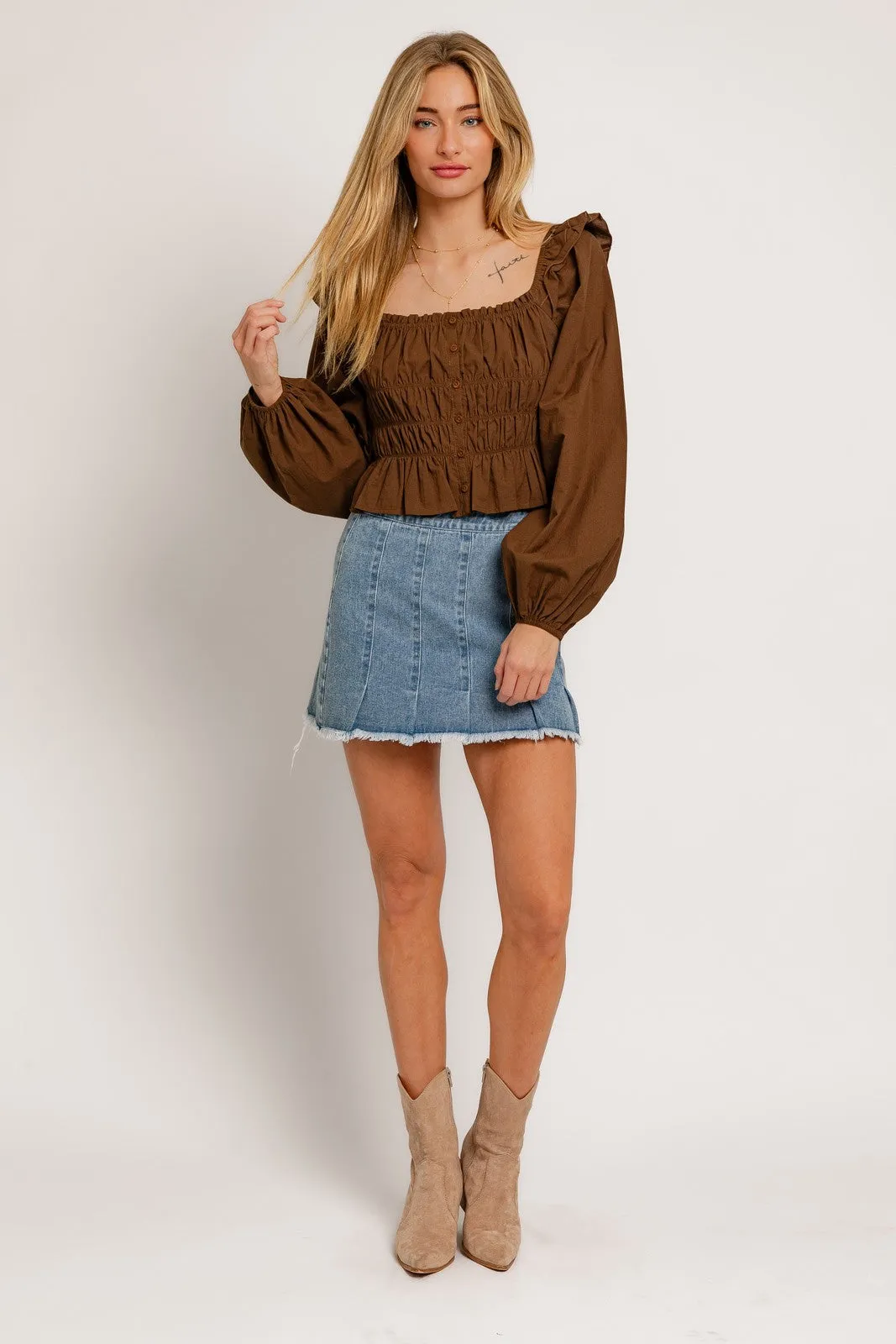 Payton Denim Mini Skirt