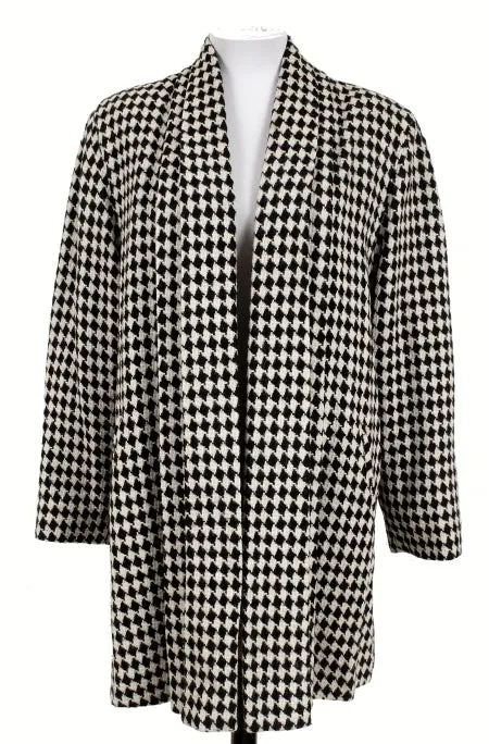 Pleated Houndstooth Swing