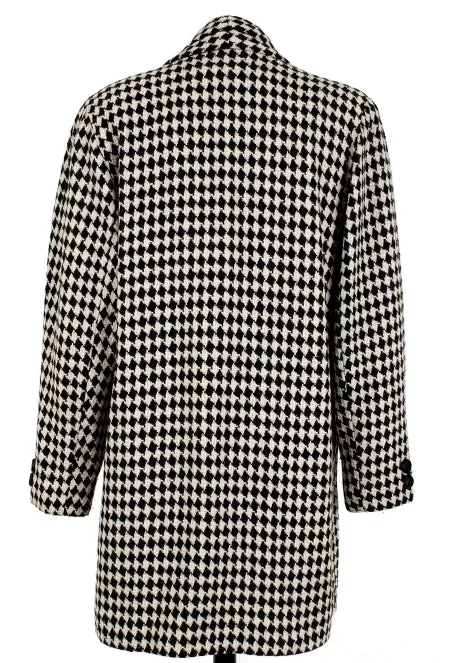 Pleated Houndstooth Swing