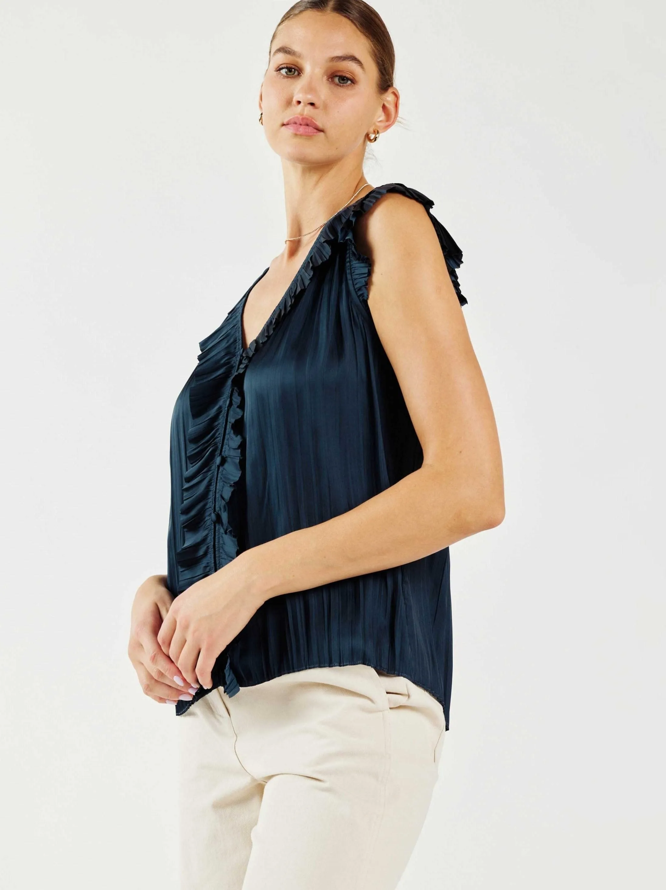 Polly Pleated Blouse