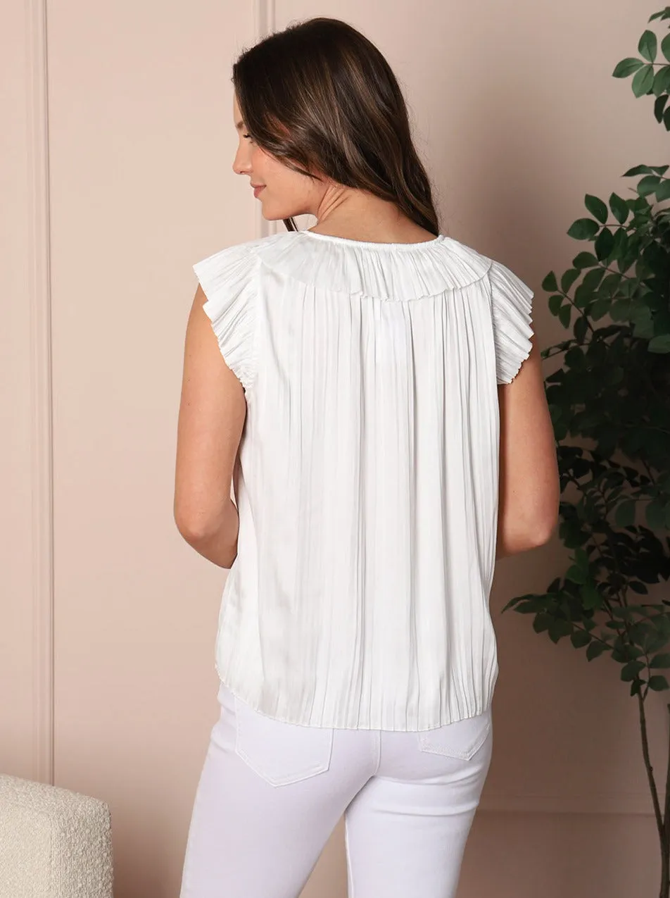 Polly Pleated Blouse