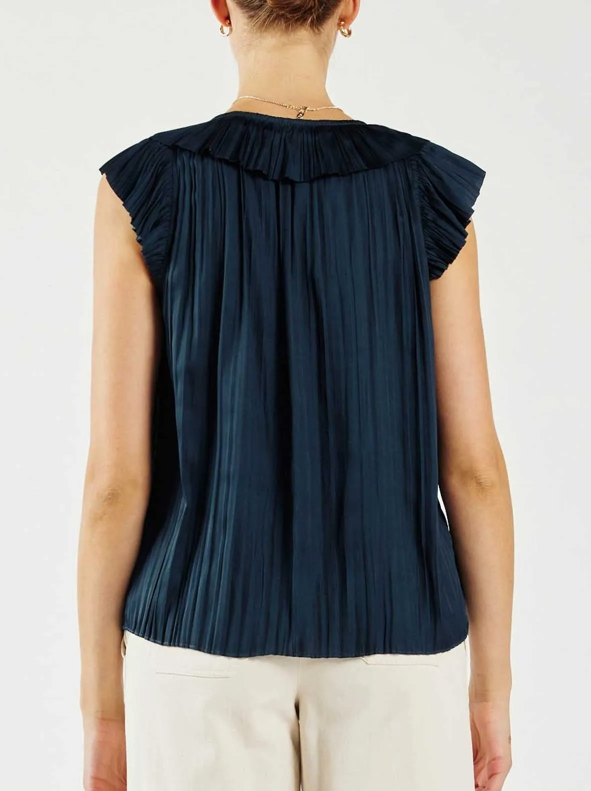 Polly Pleated Blouse