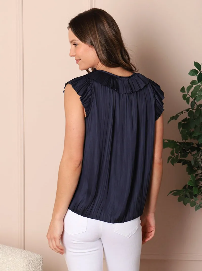 Polly Pleated Blouse