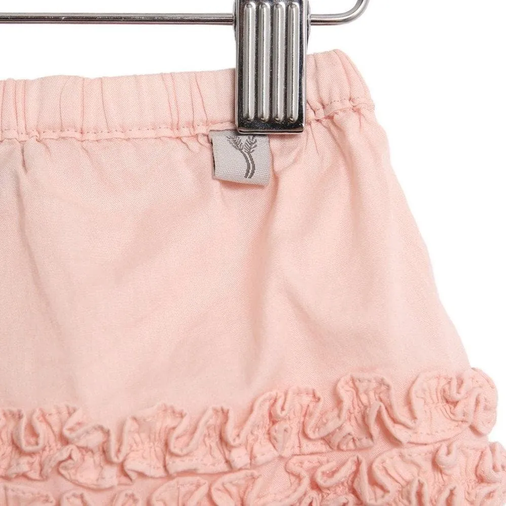 Ruffles Nappy Pants - Powder Pink