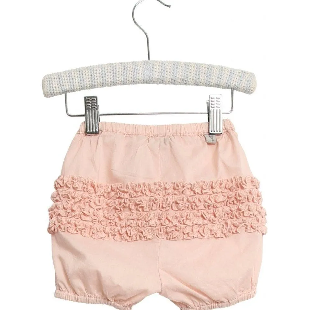 Ruffles Nappy Pants - Powder Pink