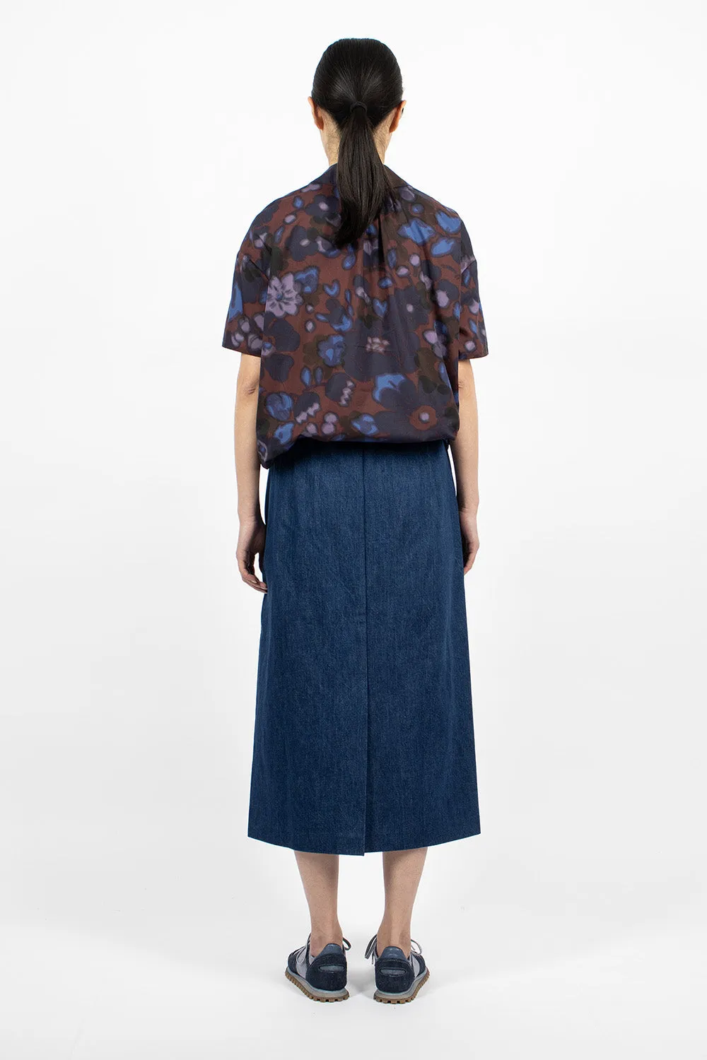 Stylish Blue Denim A-Line Skirt for Effortless Everyday Fashion